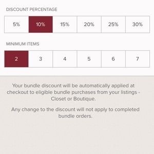 Bundle Discounts - Want more then message me!